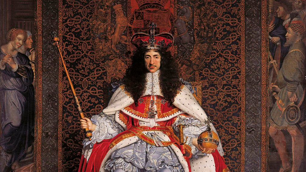 Charles II in Coronation robes