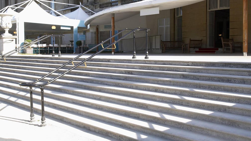 Steps on the West Terrace