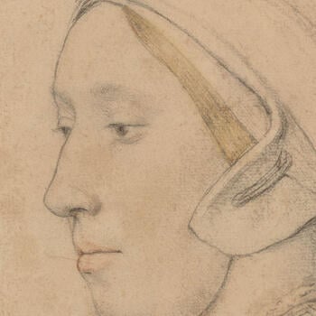 Portrait of Queen Anne Boleyn by Hans Holbein the Younger, RCIN 912189