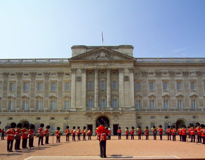 Buckingham Palace in morning light