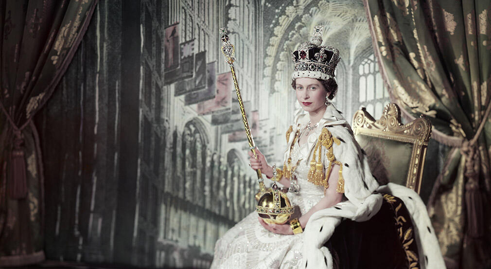 Queen Elizabeth II in Coronation robes