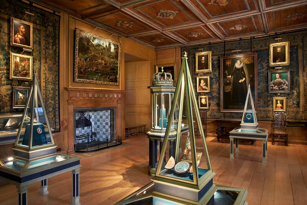 Mary Queen of Scots outer chamber at the Palace of Holyroodhouse