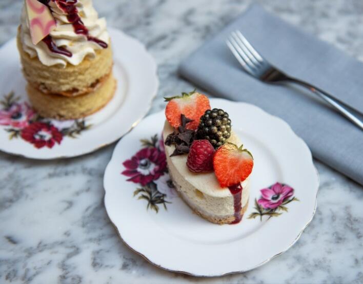 Cakes in the Cafe at the Palace