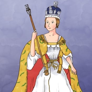 Illustration of Queen Victoria