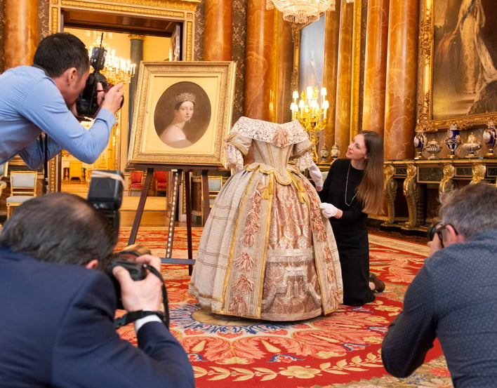 Media at a photo-call at Buckingham Palace