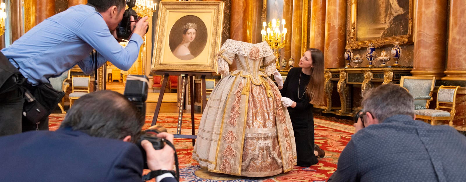 Media at a photo-call at Buckingham Palace